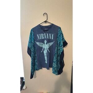 Upcycled Rework Nirvana Band T Shirt